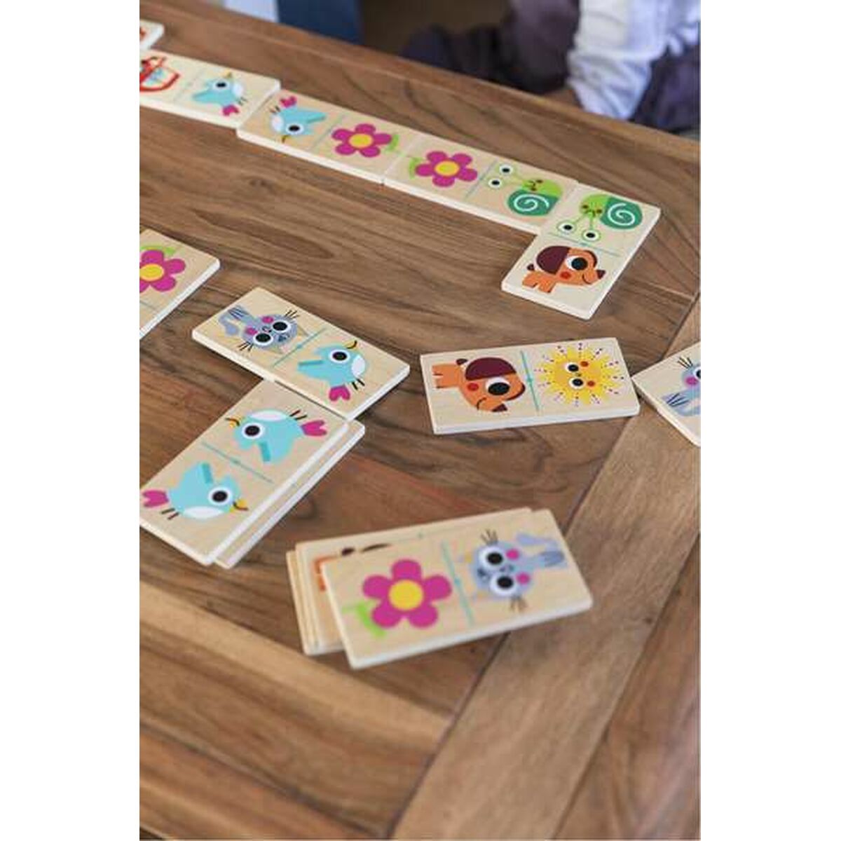 Domino Diset Dřevo Dětské 28 Kusy